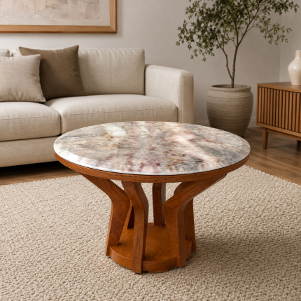 MESA DE CENTRO CALACATTA GOLD