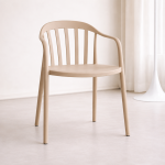 Silla Pisano para terraza color arena