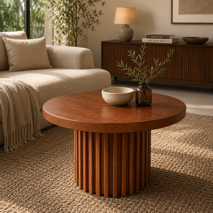 Mesa de Centro Nutel de Madera Tornillo 55 cm